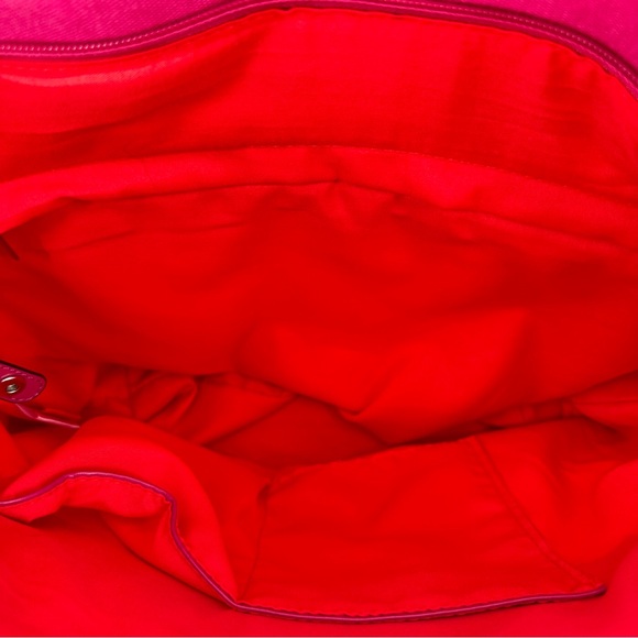 Wine Color-Blocked Pink and Red Insulated Tote with Rope Handles‎ - Picture 5 of 7